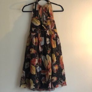 Anna Sui for Anthropology floral halter 👗 size 4